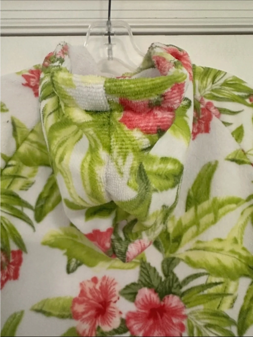 Tommy Bahama Kids Floral Terry Cloth Hooded Cover-Up 7-12